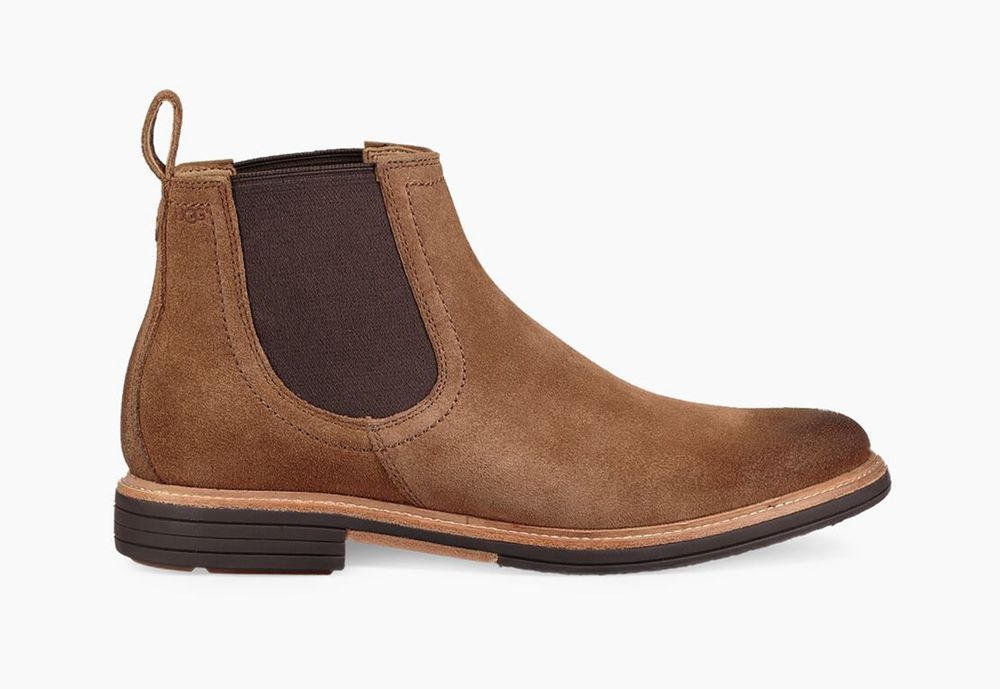 Ugg Chelsea Boot Mens - Ugg Baldvin Brown - 138POLDRV